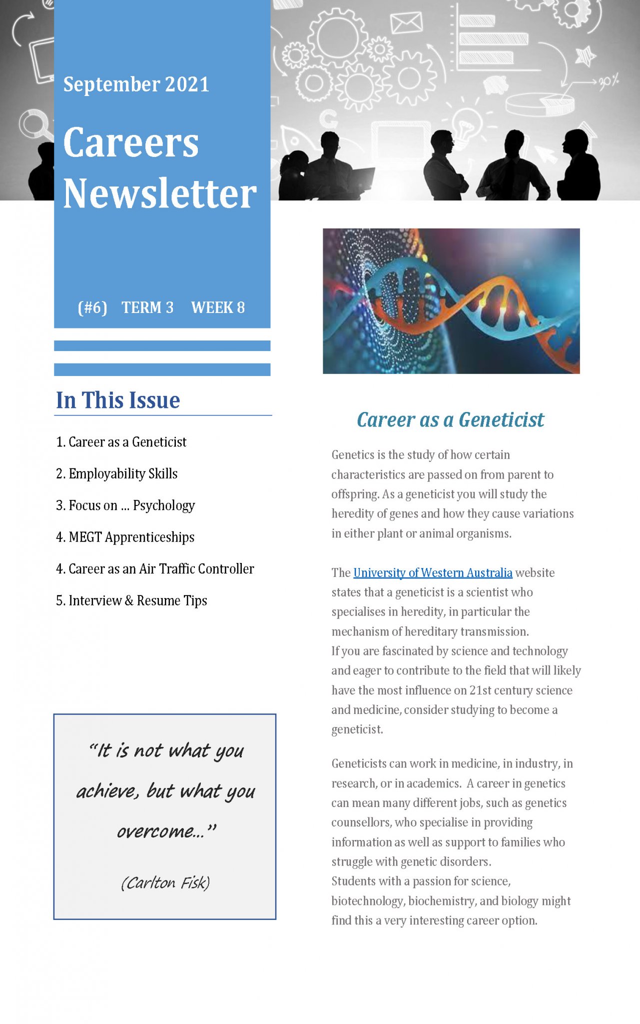 Careers Newsletter - Term 3 - Nambour Christian College Careers Newsletter - Term 3 - Nambour Christian College